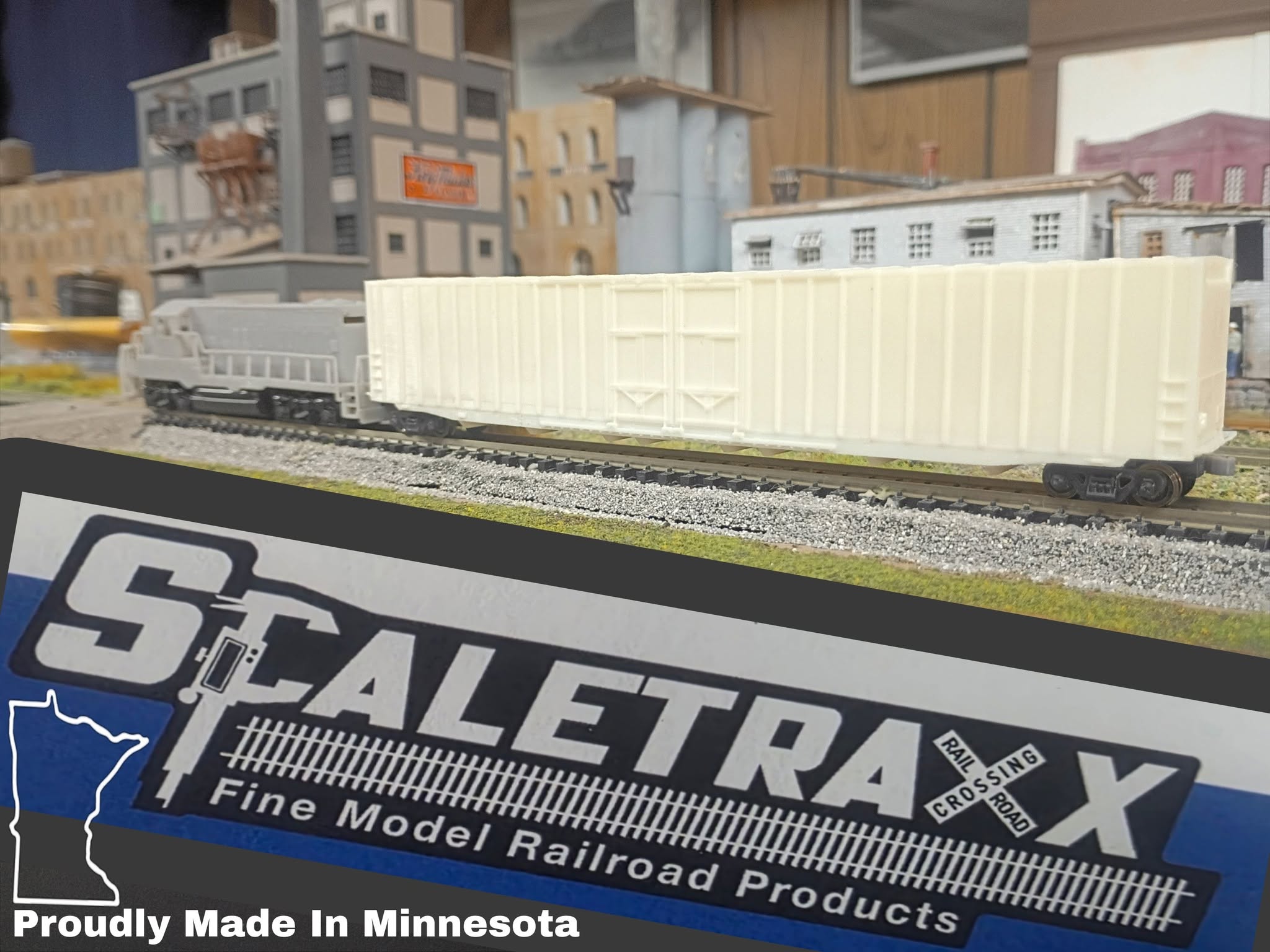 N Scale Pullman-Standard 84’4″ Excess-Height Boxcar X2